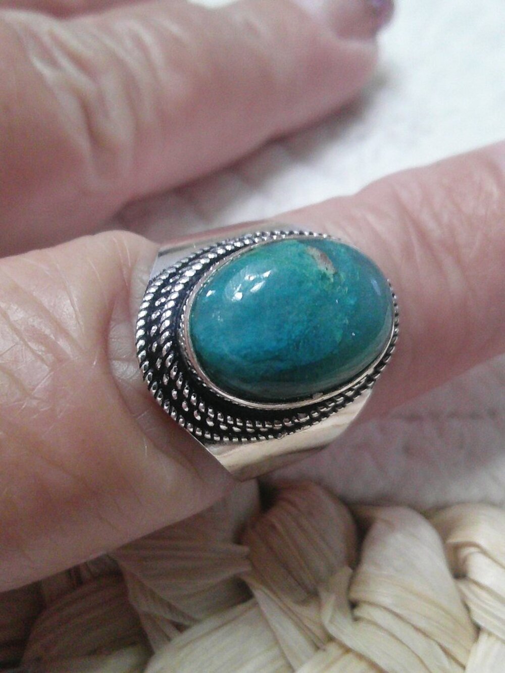 Gorgeous QUANTUM QUATTRO Handmade Sterling 925 RIng Size 9.5 #241F